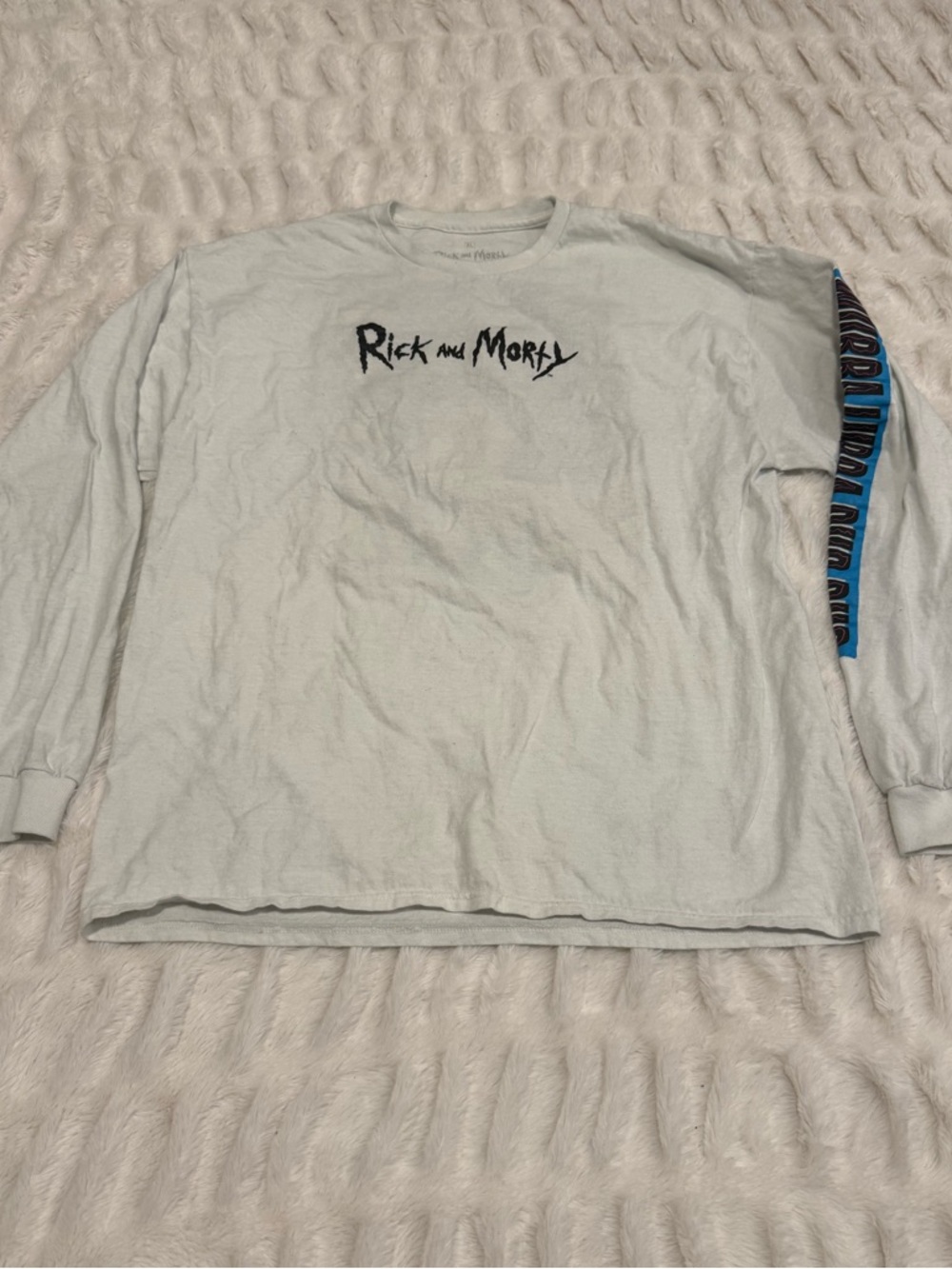 Rick and Morty Adult Swim Wubba Lubba Dub Dub Long Sleeve Men’s T-Shirt